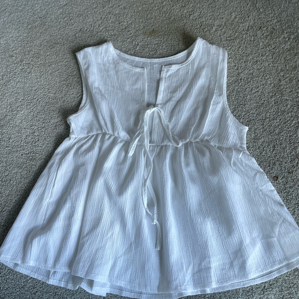 White tank top